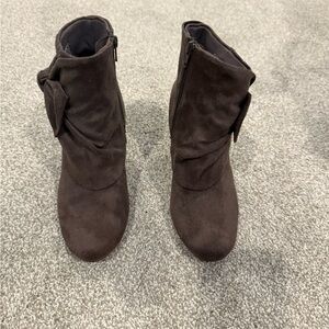 Apt. 9 Dark Brown Ankle Booties